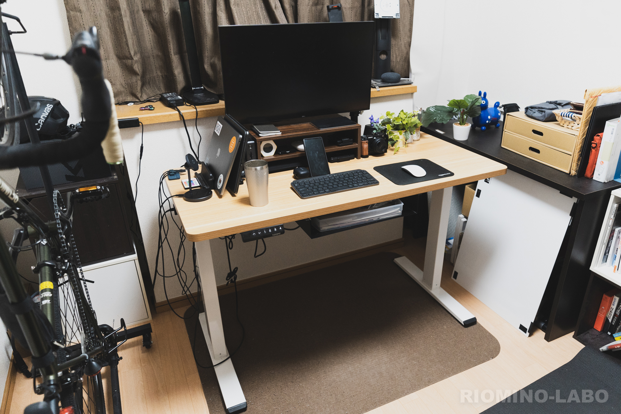 【美品】FLEXISPOT 電動式昇降デスク(120×60cm) ブラック Amazon.co.jp: FLEXISPOT 昇降デスク 引き出し付き